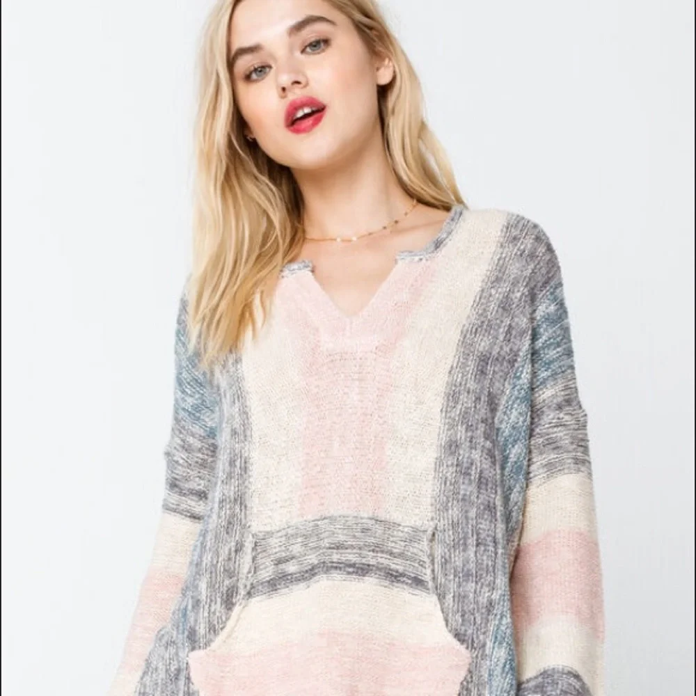 🔆RIP CURL🔆 MONTAUK SWEATER PONCHO - Picture 3 of 11